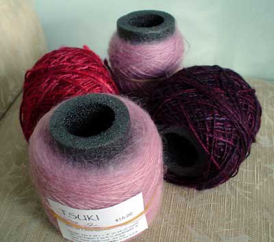 Art Fibers silk yarns