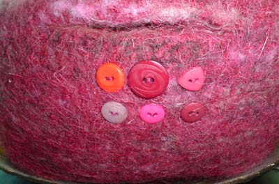 felted clutch