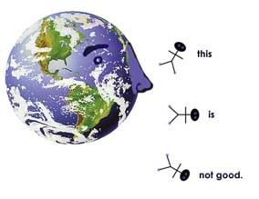 falling off the face of the earth
