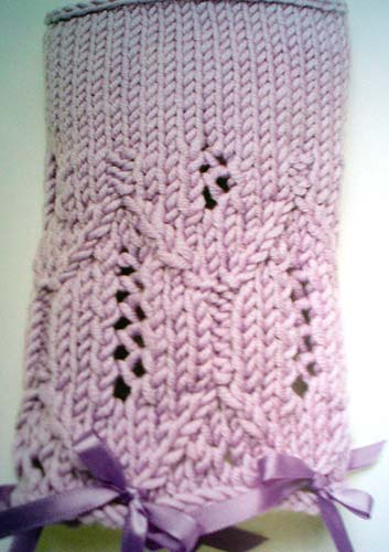 Epstein lilac cuff and purple bows