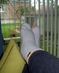 Me with feet up