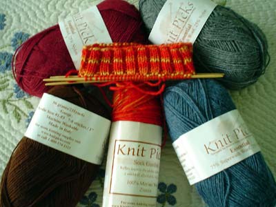 First sock