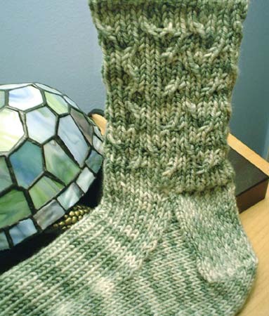 Ribbles Green Sock