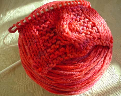 Dream in Color Yarn - lipstick lava