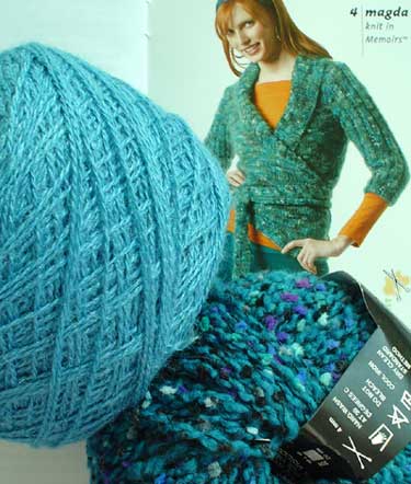 Magda pattern with yarn