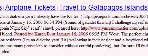 Out of context website