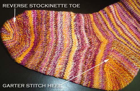 Wild Thing socks close up